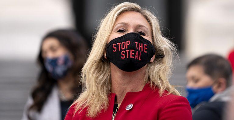 Why is Majoriee Taylor Greene allowed to be in Congress when she spreads multiple lies and conspiracy theories about school shootings being faked?