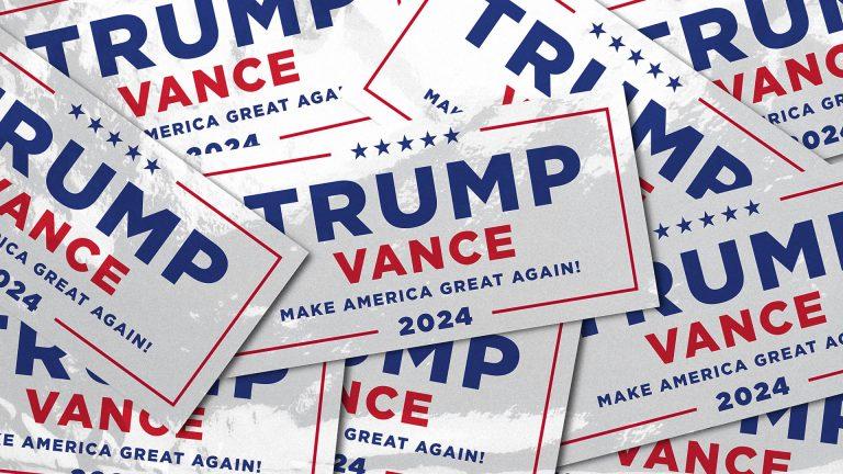 The Bold Move: Trump/Vance Signs in a Democratic Neighborhood