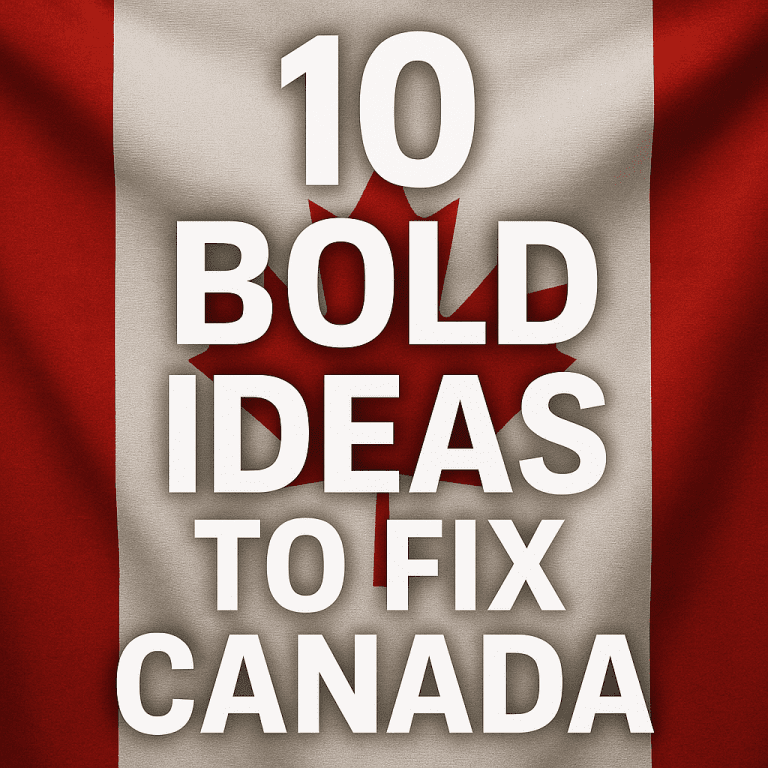 solutions to Canada's immigration and political problems