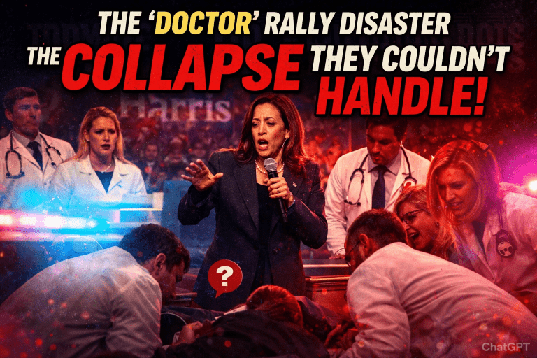 Kamala Harris rally collapse incident