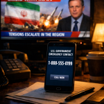 US troops in Iran opposition call to action phone numbers
