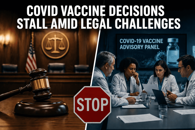 legal challenges impacting COVID vaccine advisory process