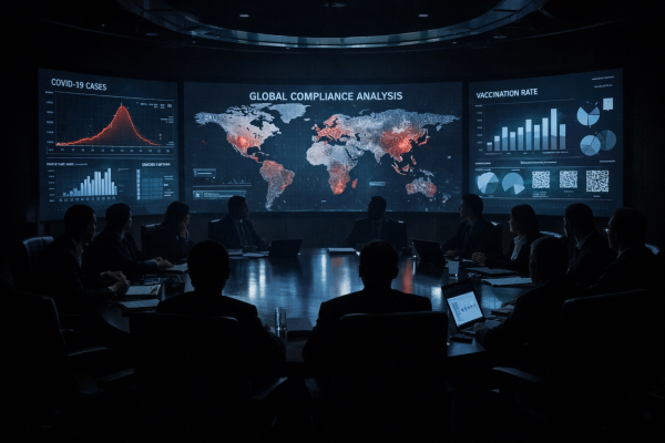 World Economic Forum COVID compliance test global leaders analyzing public behavior data