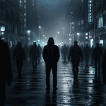 hidden power and self-censorship silence control concept