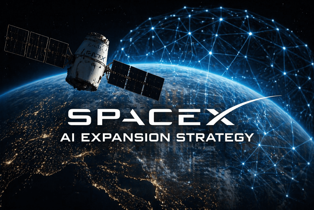 SpaceX AI expansion and satellite network control shaping technology power infrastructure