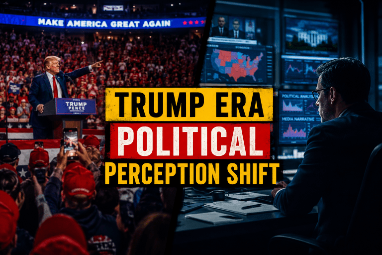 Trump era political media divide symbolic newsroom 600x400 narrative polarization