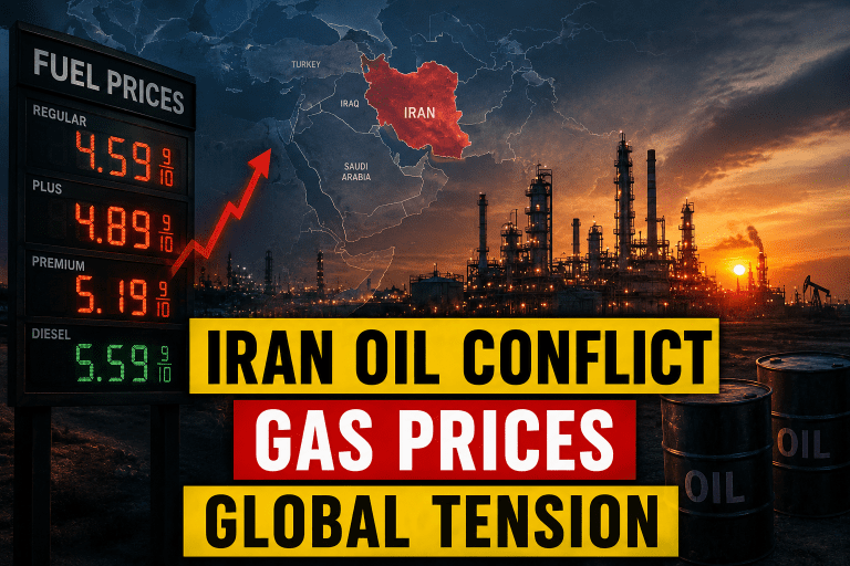 Iran oil conflict gas prices global tension keyword phrase