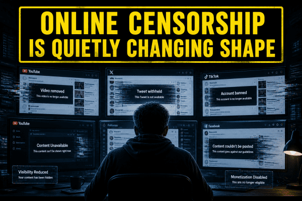 online censorship and algorithmic suppression on social media platforms