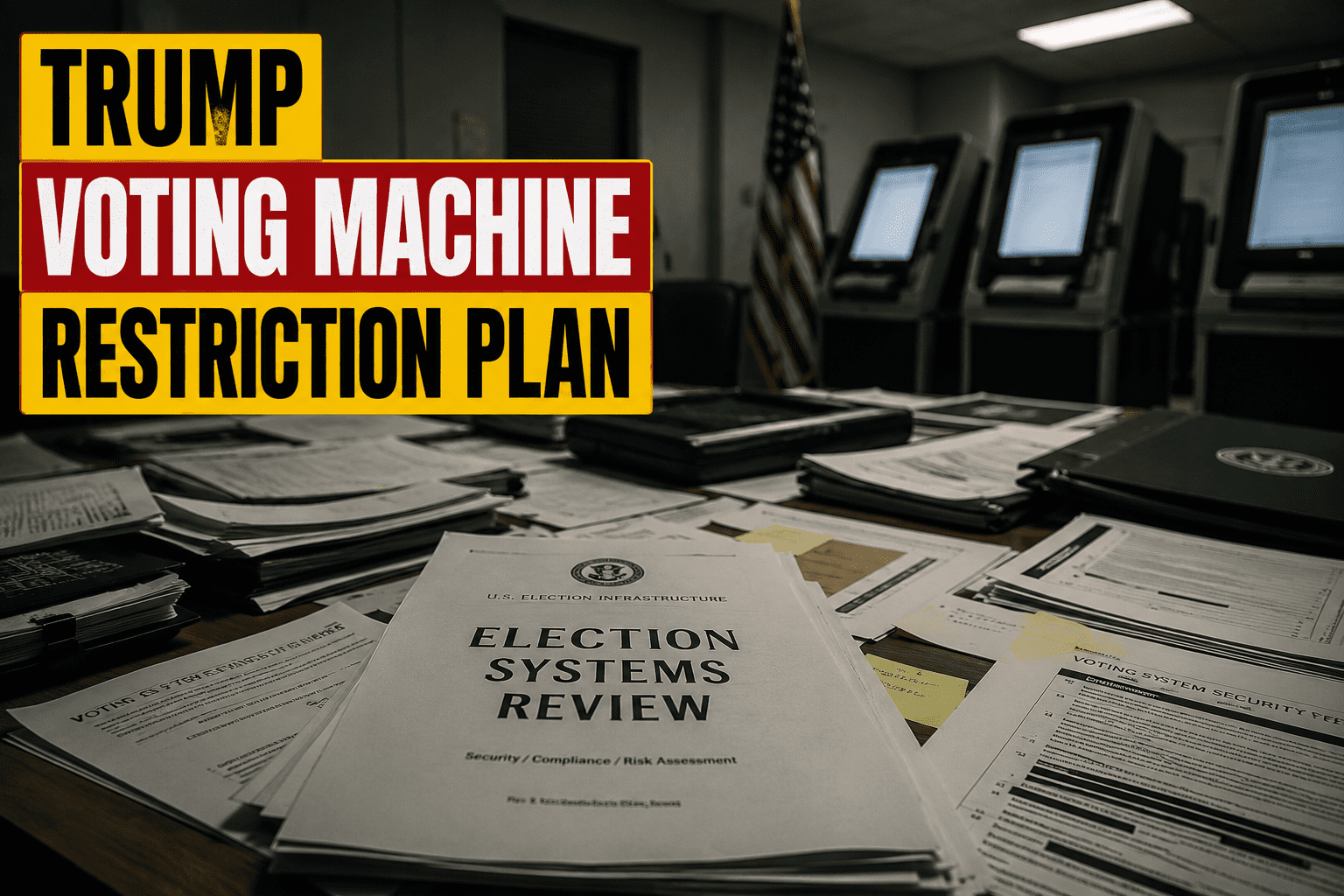 investigation voting machine policy election security discussion