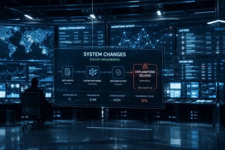 he Hidden Trade-Off Between Speed and Transparency in Modern Systems