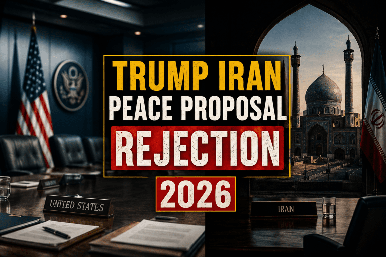 Trump Iran peace proposal rejection diplomatic standoff investigative geopolitical tension