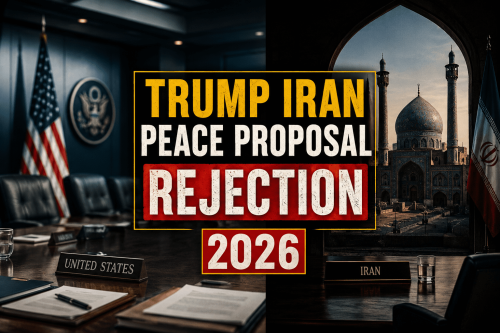 Trump Iran peace proposal rejection diplomatic standoff investigative geopolitical tension