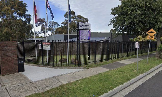 empty school gate in morning symbolizing broken sense of safety