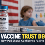MMR vaccine trust decline in America as public confidence falls amid rising measles cases and changing U.S. childhood vaccine policy.