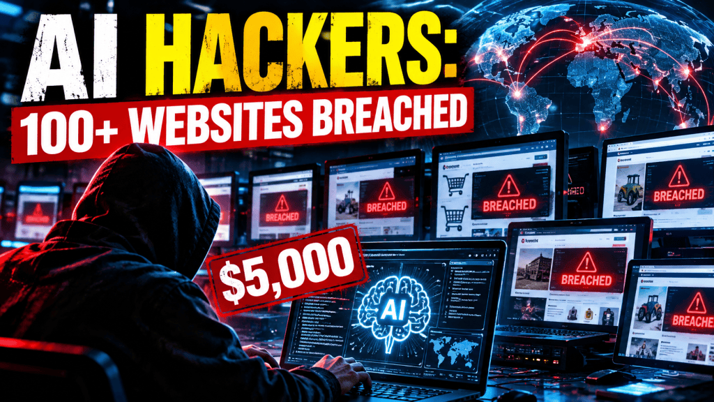 AI hackers using autonomous agents to target over 100 websites in a major 2026 cyberattack