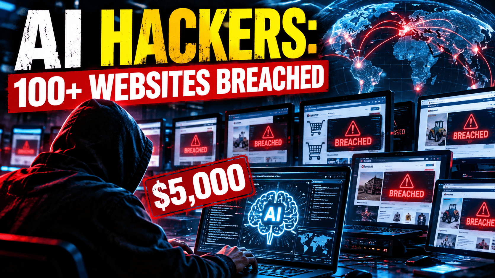 AI hackers using autonomous agents to target over 100 websites in a major 2026 cyberattack