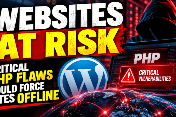 Critical PHP security vulnerabilities prompt emergency warnings over possible website shutdowns in October 2026.