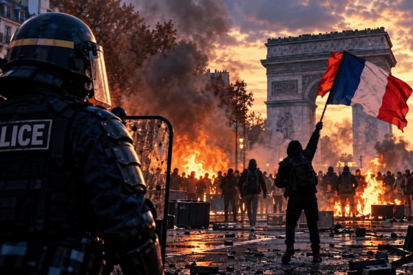 France riots 2026 and Macron government curfew response