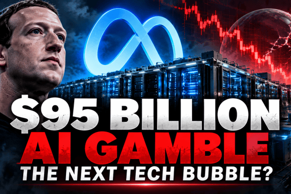 Meta's $95 billion artificial intelligence investment raises questions about rising AI infrastructure costs and a potential technology bubble.