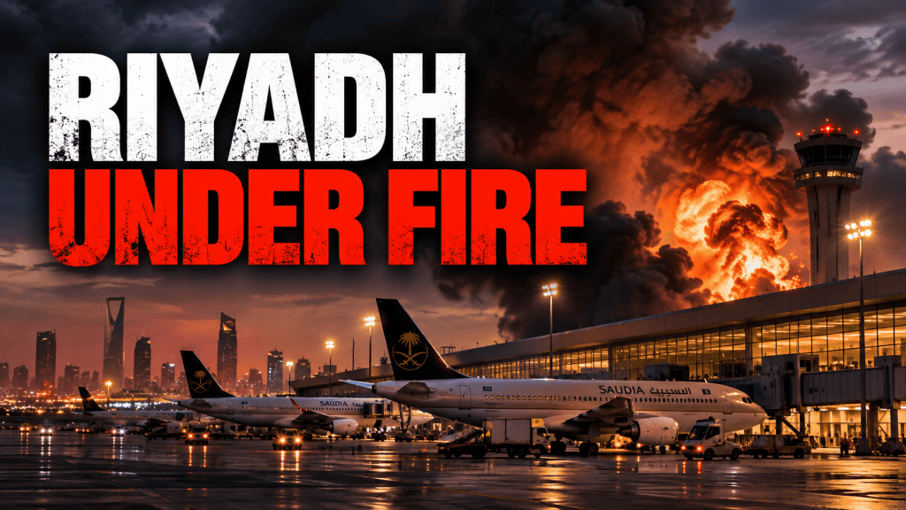 Riyadh airport under attack amid escalating Houthi conflict with Saudi Arabia