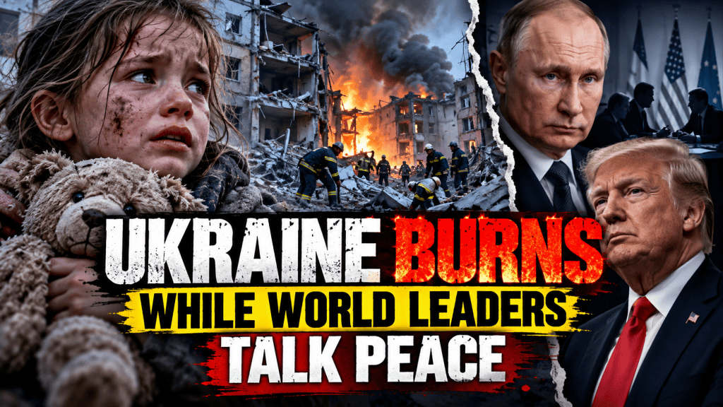 Aftermath of a deadly Russian attack on Zaporizhzhia, Ukraine, amid ongoing international peace negotiations.